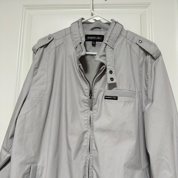 Members Only Bomber Jacket Men’s XL Gray - Picture 8 of 8